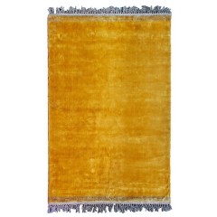 RUG VELVET TOUCH YELLOW VISCOSE 